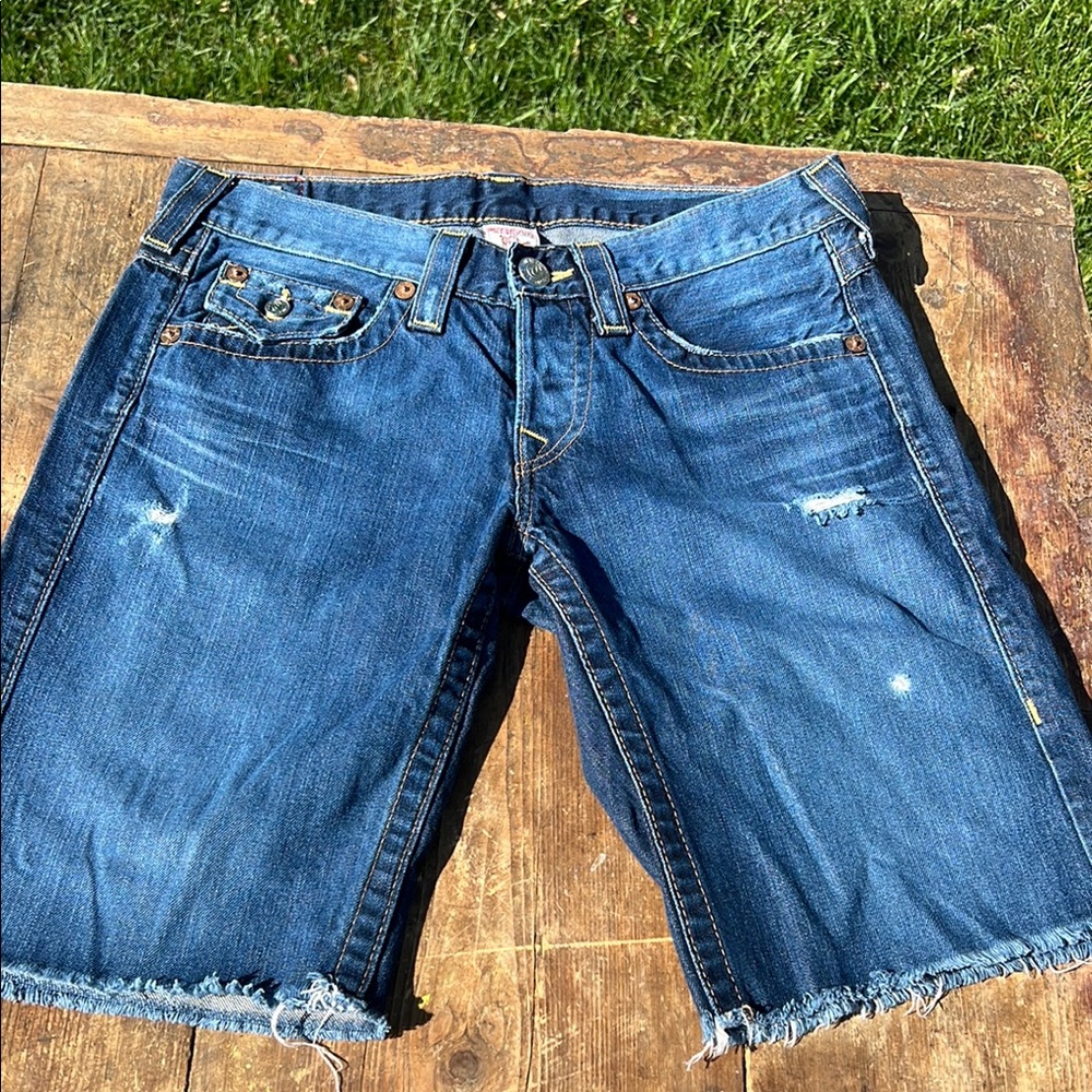 True Religion Indigo Denim with Logo Patch